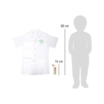Small Foot Doctor's coat, with accessories, wooden