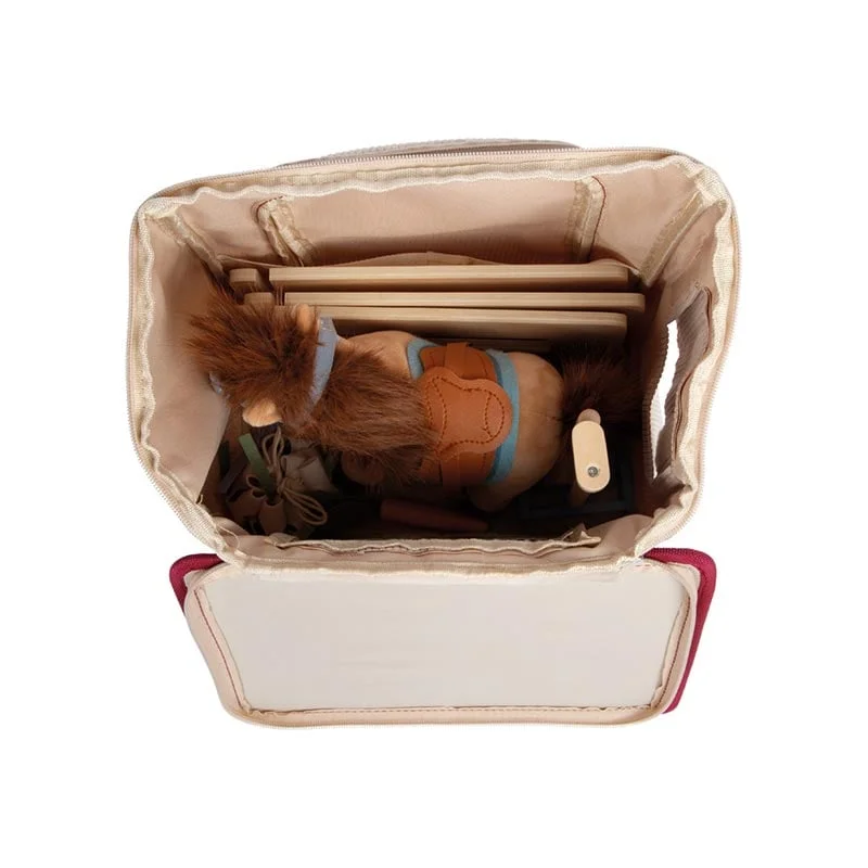 Small Foot Horse with Stable and Accessories Set, in bag