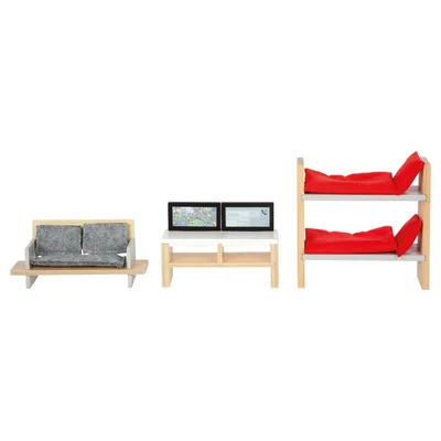 Small Foot Fire Station, with accessories, large, 45 х 25 х 50 cm