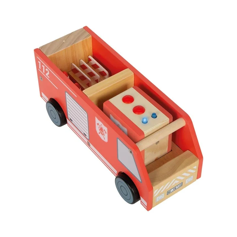 Small Foot Fire Station, with accessories, large, 45 х 25 х 50 cm