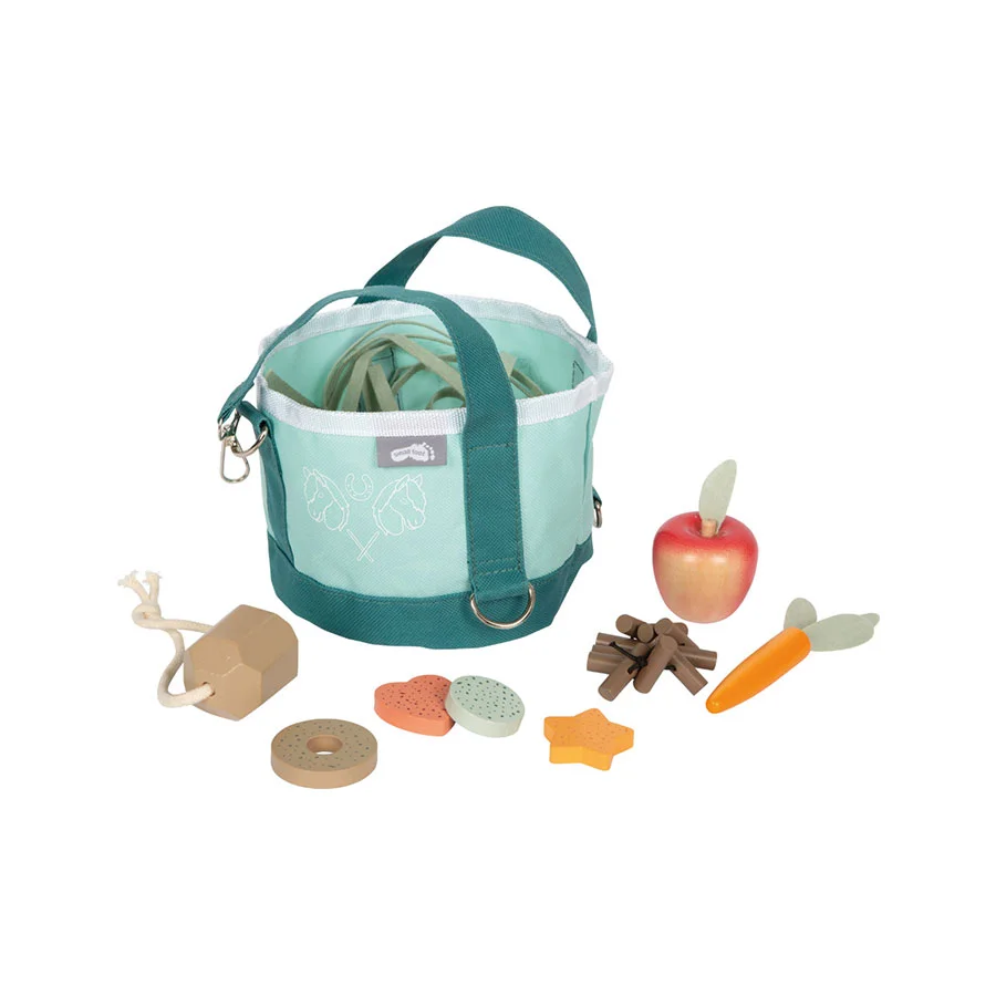 SMALL FOOT HORSE FEED SET WITH BAG