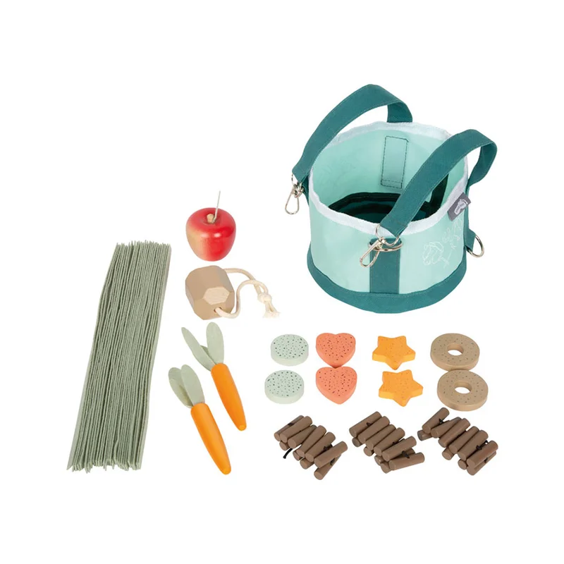 SMALL FOOT HORSE FEED SET WITH BAG