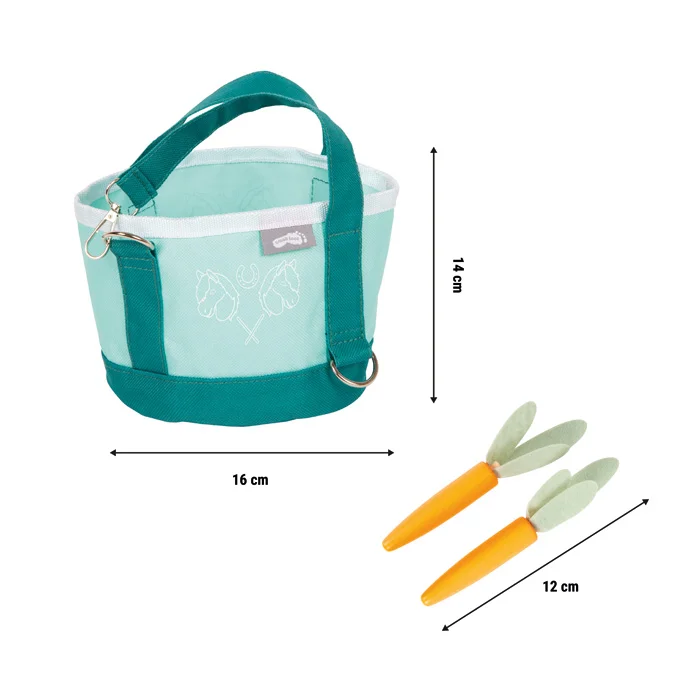 SMALL FOOT HORSE FEED SET WITH BAG
