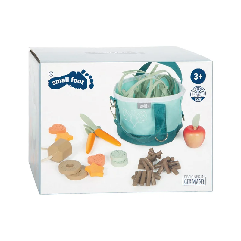 SMALL FOOT HORSE FEED SET WITH BAG
