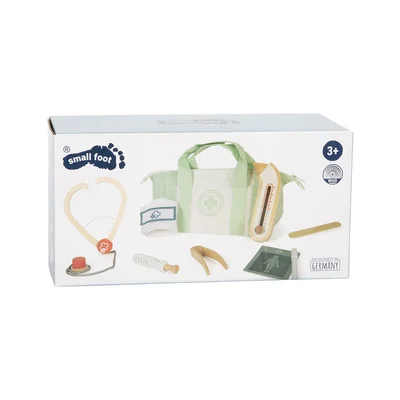 SMALL FOOT DOCTOR'S BAG SET GREEN