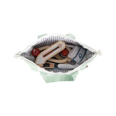 SMALL FOOT DOCTOR'S BAG SET GREEN