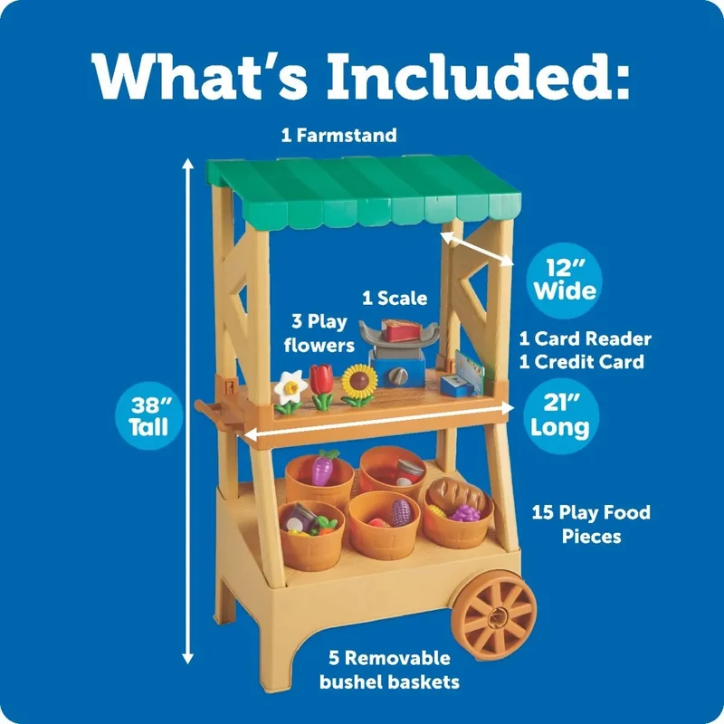 Learning Resources Shop stand, with accessories