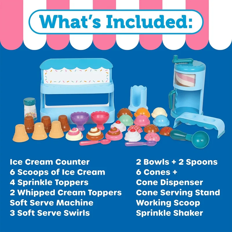 Learning Resources Ice cream stand, with accessories