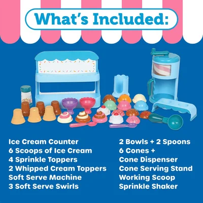 Learning Resources Ice cream stand, with accessories