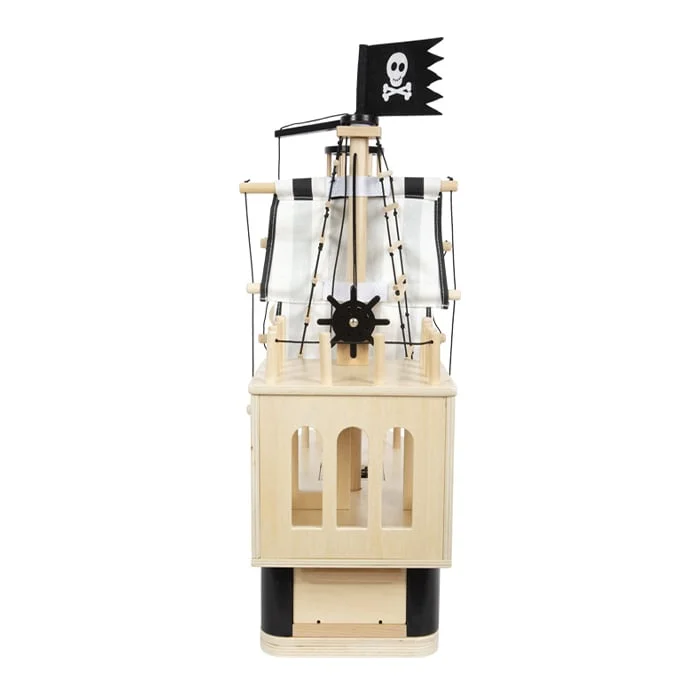 Small Foot Pirate ship, wooden, 77 x 18 x 58 cm