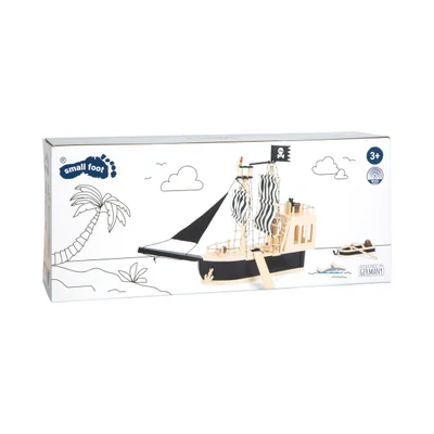 Small Foot Pirate ship, wooden, 77 x 18 x 58 cm
