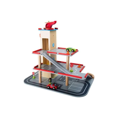Small Foot Parking garage, 3 levels with airplane track