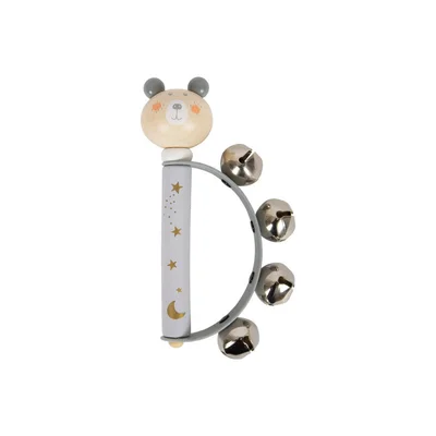 Small Foot Display with baby rattles, 6 pcs