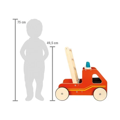Small Foot Walker Fire Truck, children’s, wooden, 48 x 40 x 49.5 cm