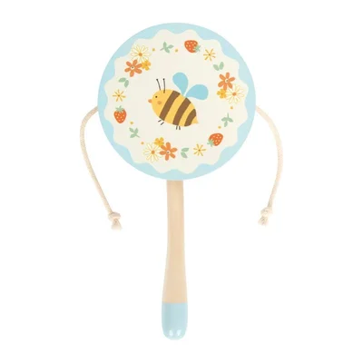 Small Foot Rattle - Tiny Friends Drum