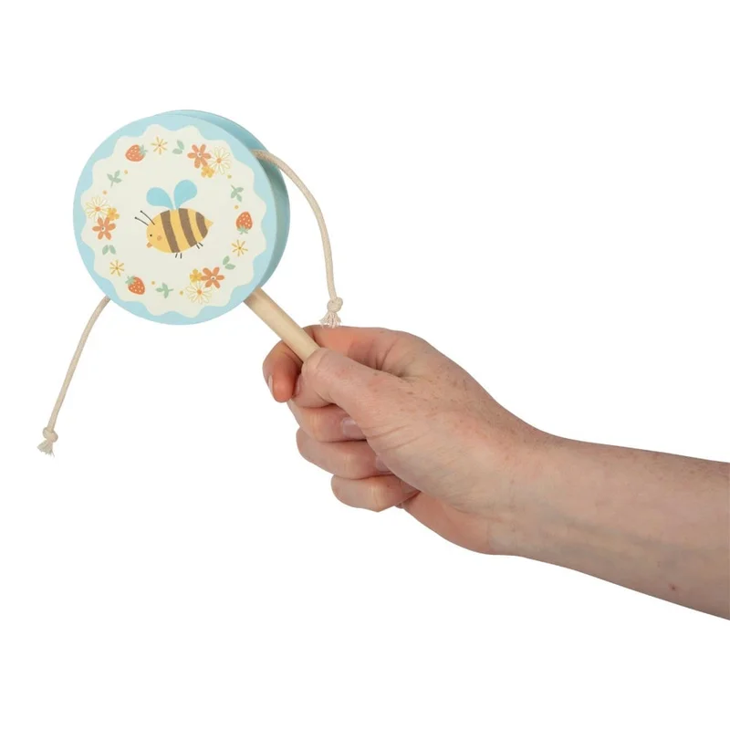 Small Foot Rattle - Tiny Friends Drum