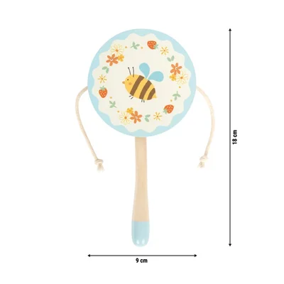 Small Foot Rattle - Tiny Friends Drum