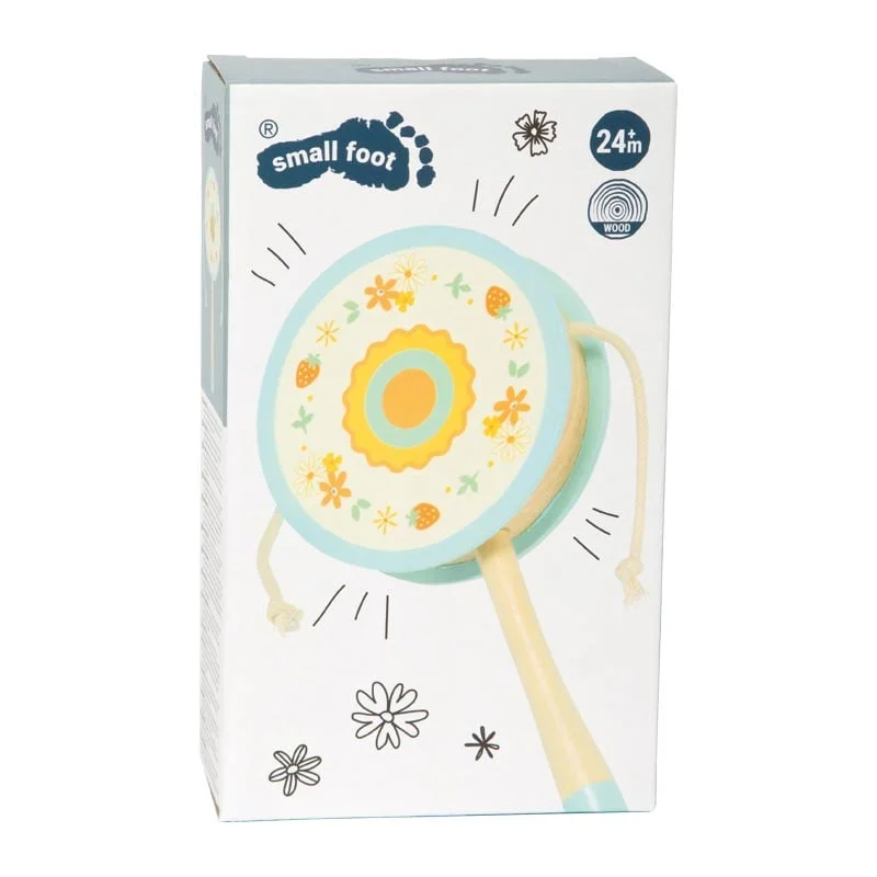 Small Foot Rattle - Tiny Friends Drum