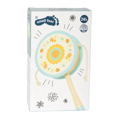 Small Foot Rattle - Tiny Friends Drum
