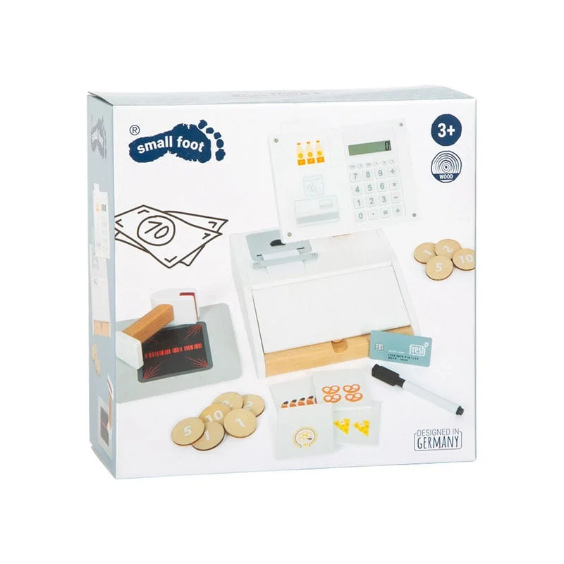 Small Foot Cash Register Fresh, with scanner, wooden, children’s