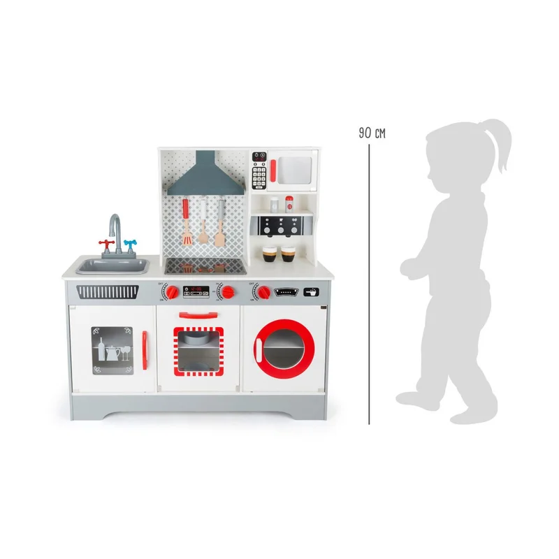 Small Foot Play Kitchen Premium, wooden, 90 x 30 x 90 cm