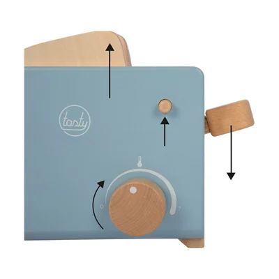 Small Foot Toaster Tasty, with accessories, wooden
