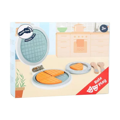 Small Foot Waffle maker, children’s, wooden, 19 x 17 x 6 cm