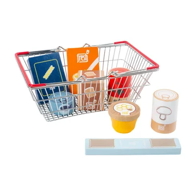 Small Foot Shopping basket Fresh, with groceries