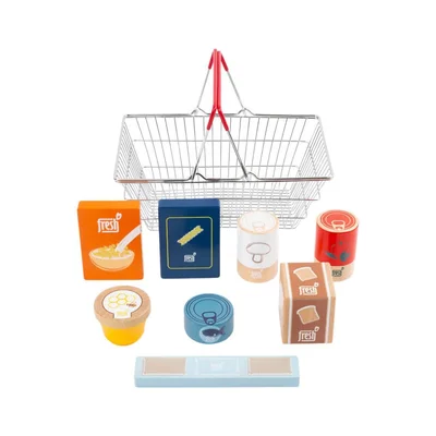 Small Foot Shopping basket Fresh, with groceries