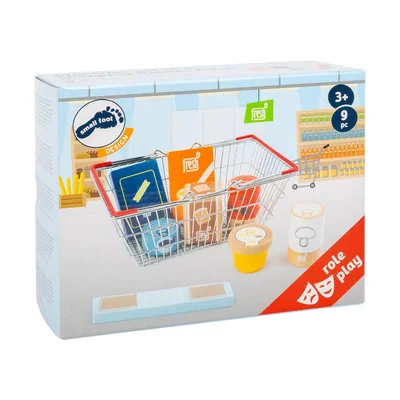 Small Foot Shopping basket Fresh, with groceries