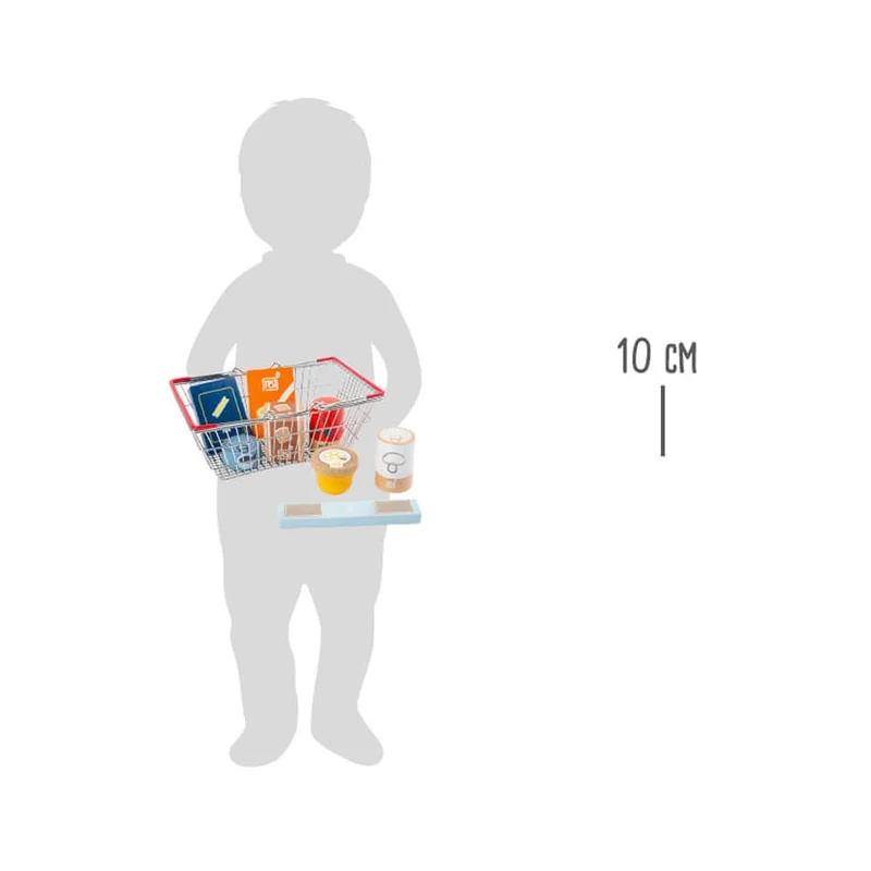 Small Foot Shopping basket Fresh, with groceries
