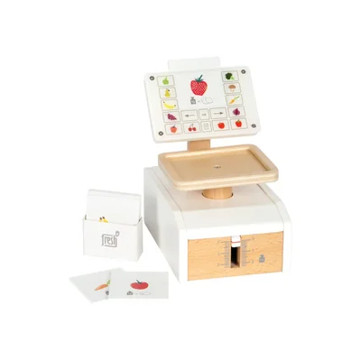 Small Foot Scale, children's, wooden, 17 x 11.5 x 18 cm