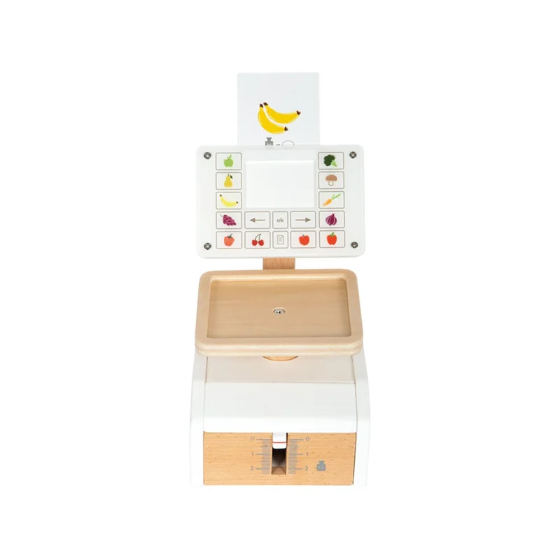 Small Foot Scale, children's, wooden, 17 x 11.5 x 18 cm
