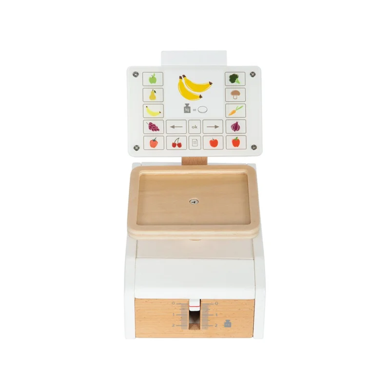 Small Foot Scale, children's, wooden, 17 x 11.5 x 18 cm