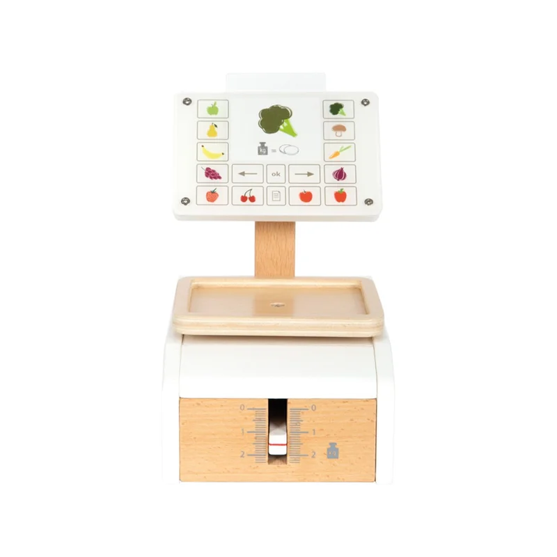 Small Foot Scale, children's, wooden, 17 x 11.5 x 18 cm
