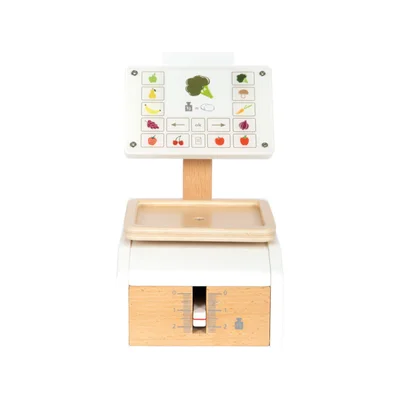 Small Foot Scale, children's, wooden, 17 x 11.5 x 18 cm