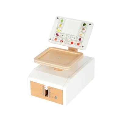 Small Foot Scale, children's, wooden, 17 x 11.5 x 18 cm