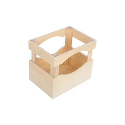 Small Foot Drink crate, wooden, 6 pcs