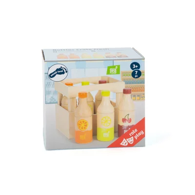 Small Foot Drink crate, wooden, 6 pcs