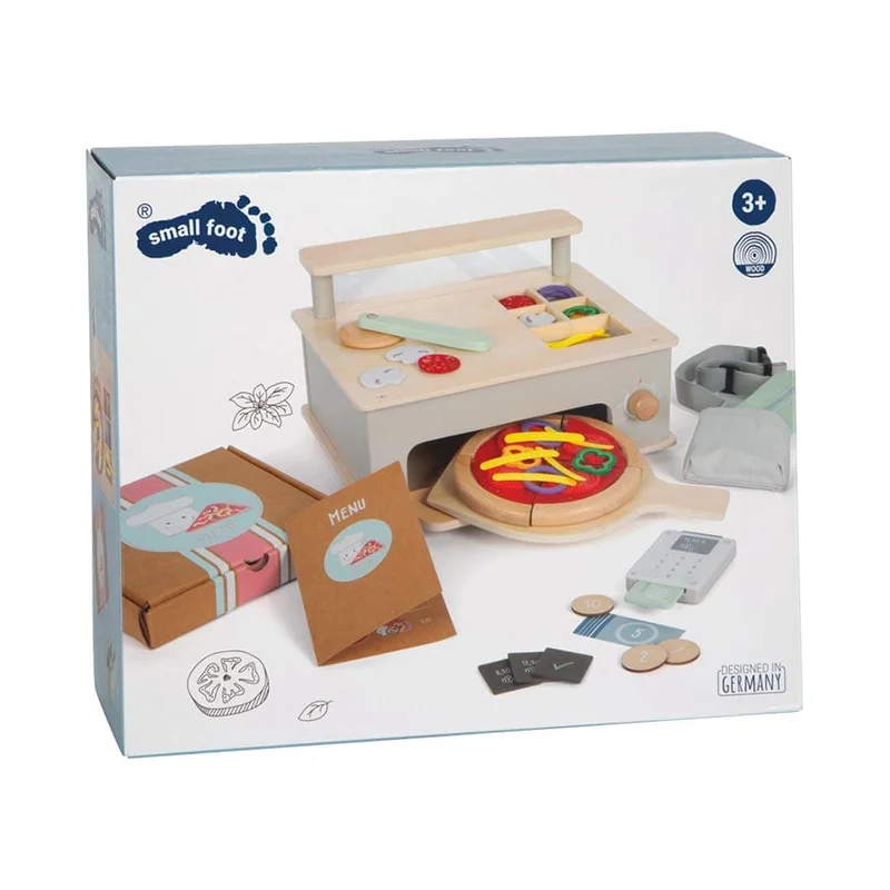 Small Foot Pizzeria Set, with accessories