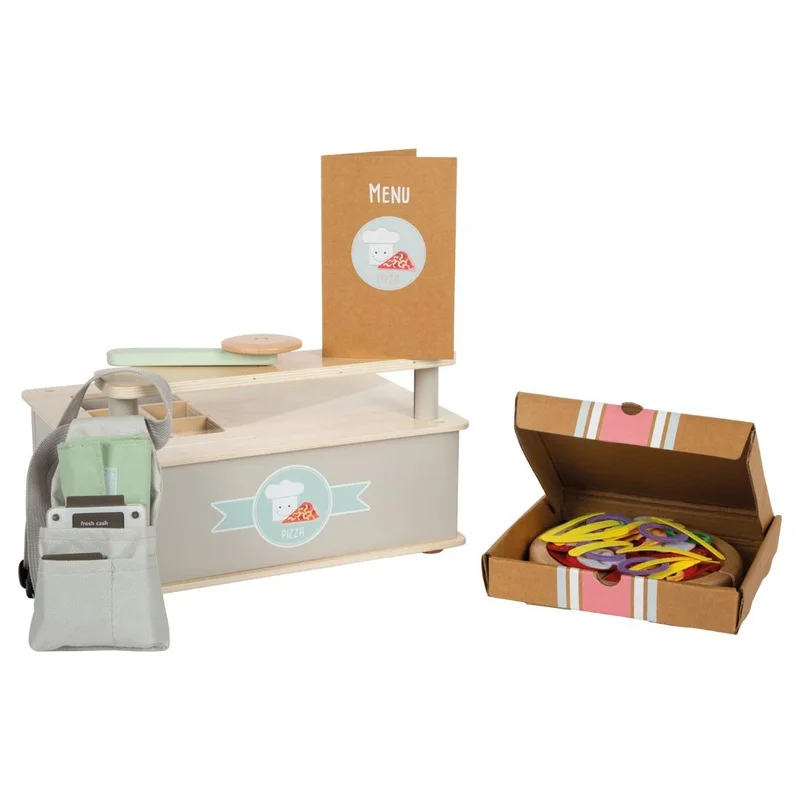 Small Foot Pizzeria Set, with accessories