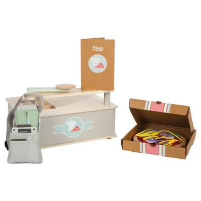 Small Foot Pizzeria Set, with accessories