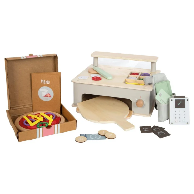 Small Foot Pizzeria Set, with accessories