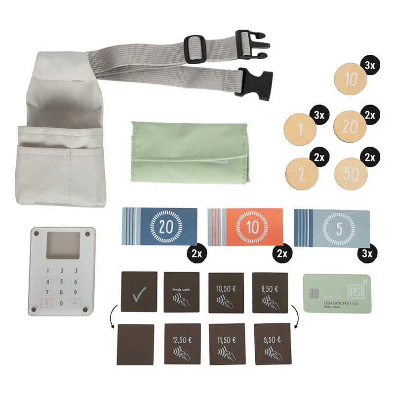 Small Foot Pizzeria Set, with accessories