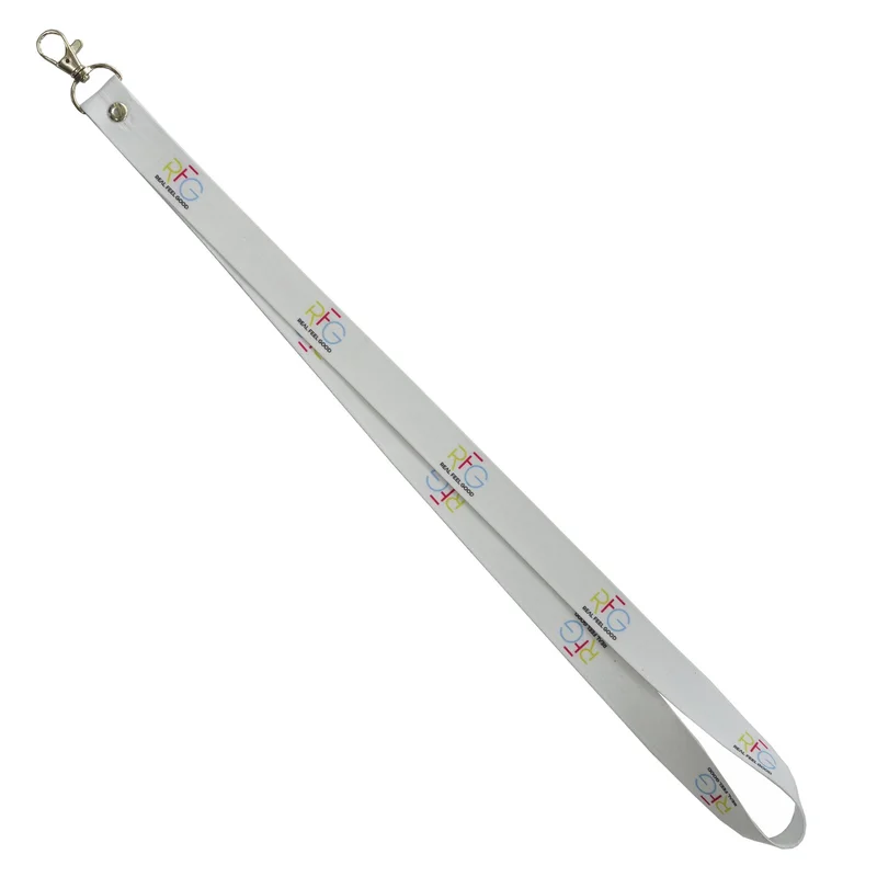 Sublimation lanyard, 20 mm, full-color one-sided print