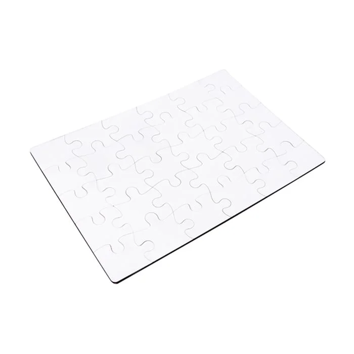 BESTSUB Puzzle, rectangular, MDF, 17 x 25 cm, 30 pcs, customizable