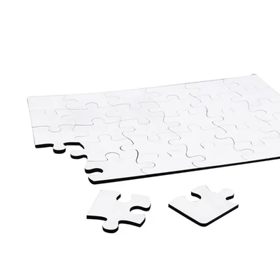 BESTSUB Puzzle, rectangular, MDF, 17 x 25 cm, 30 pcs, customizable