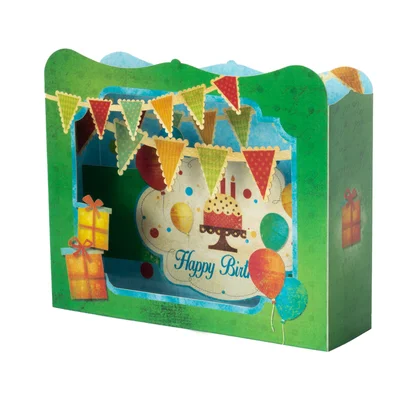 Gespaensterwald 3D card, Happy Birthday Party