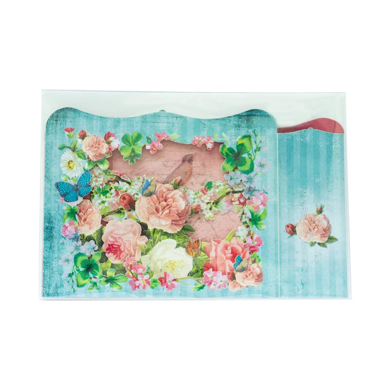 Gespaensterwald 3D card, Flowers