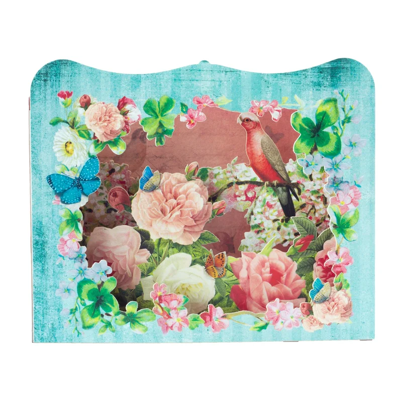 Gespaensterwald 3D card, Flowers